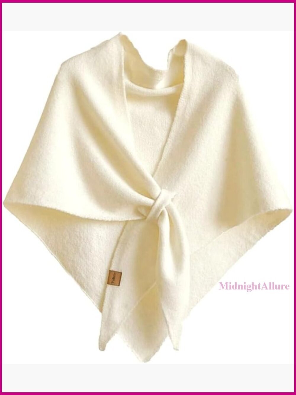 Soft Knitted Pashmina Shawl Wrap Cape Cardigan One Size All Seasons